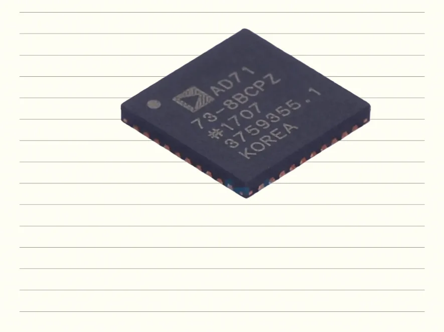 Original AD7173-8BCPZ-RL LFCSP-40 16 channel SPI interface analog-to-digital conversion chip ADC low power consumption, 8/16 cha