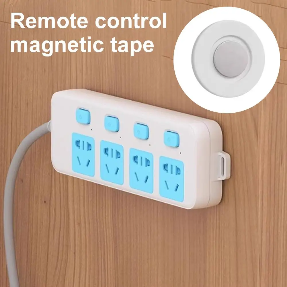 Magnetic Remote Control Holder Wall Mount No-Drilling Strong Adhesive Storage Hook Anti-Lost Organizer for TV Air Conditioner view 2