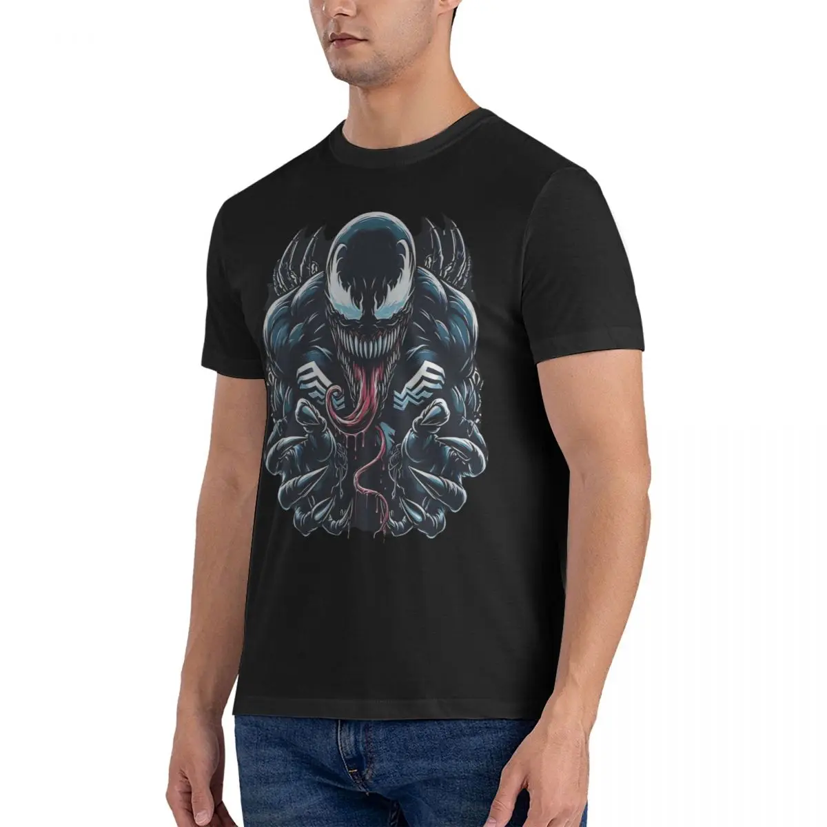 Haunting Veenomm T Shirts Marvel Venom The Last Dance Cotton Clothes Fashion Short Sleeve O Neck Tees Graphic Printed T-Shirt image 2