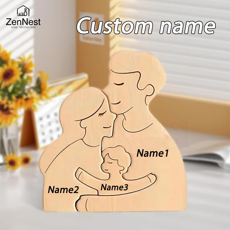 

Personalized Home Puzzles, Custom Wooden Home Decorations, Warm Home Decorations, Mother's Day Father's Day Warm Gifts