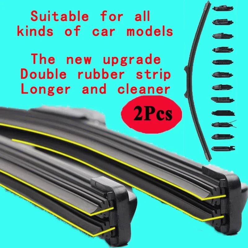 For Fiat Marea 185 Marea Weekend 1996-2007 Car Windshield Wiper Blade Front Windscreen Brushes Washer Accessories Cleaning Parts