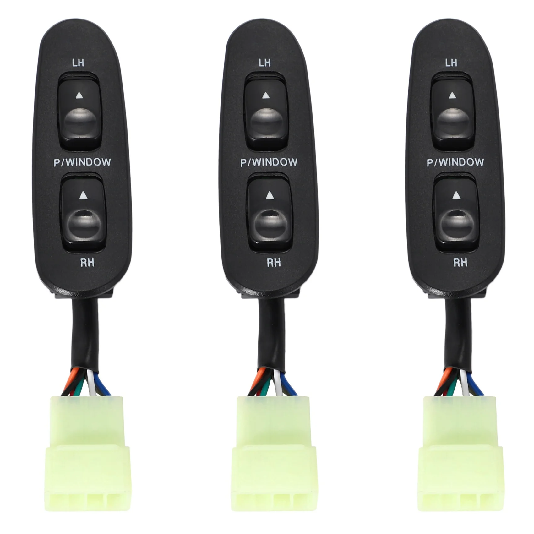 

Unusual 3X New Power Window Switch Fit For H100 Bus 93691-43600