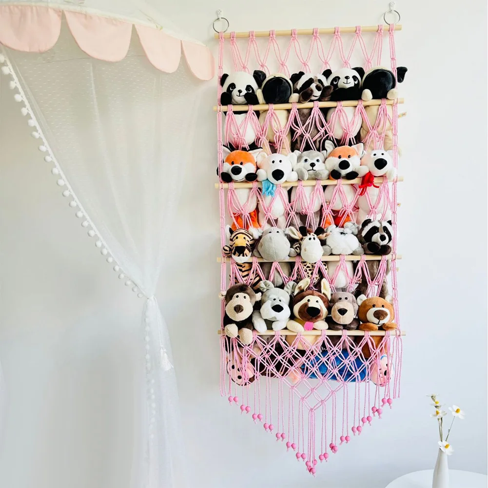 Stuffed Animal Net For Plushie Toys, Animal Storage, Corner Hanging Pet Storage For Organizing Your Teddy And Stuffy Collection