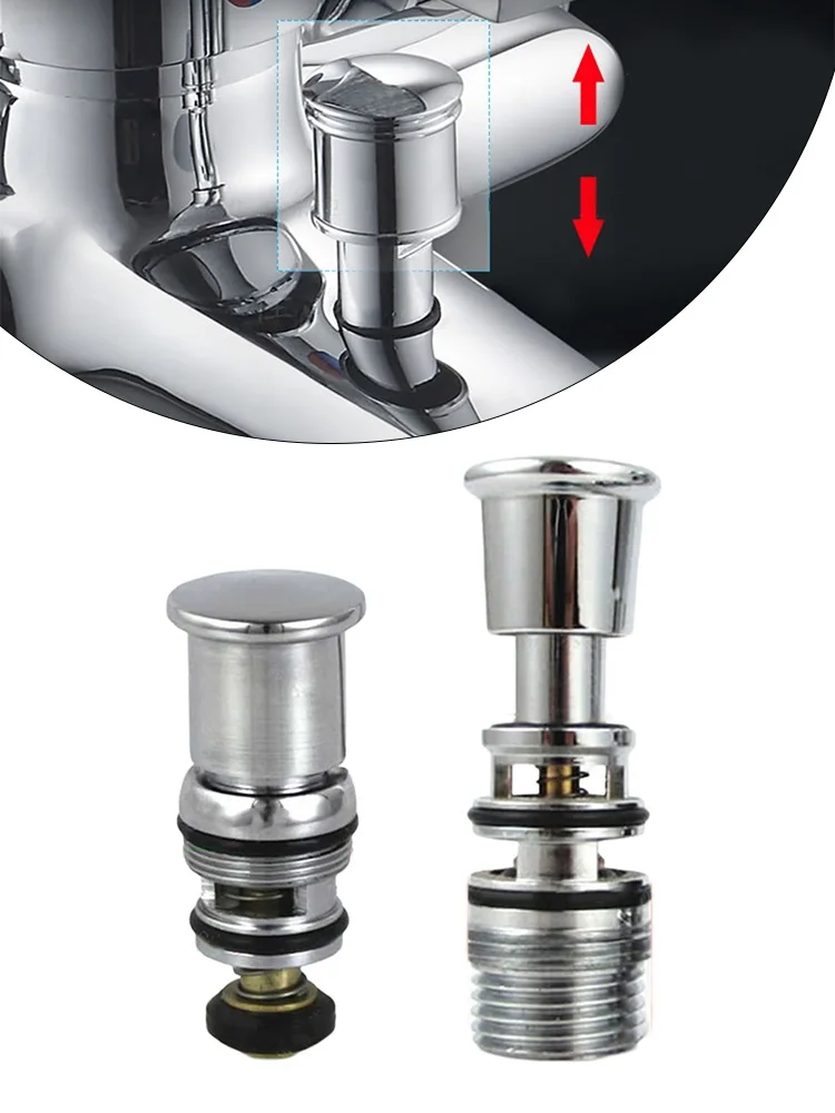 Shower Switch  Valve Spring-Loaded Pull-up Water  Diverter Triple Bathtub  Spring-type Pull Water Distributor  Home Improvement