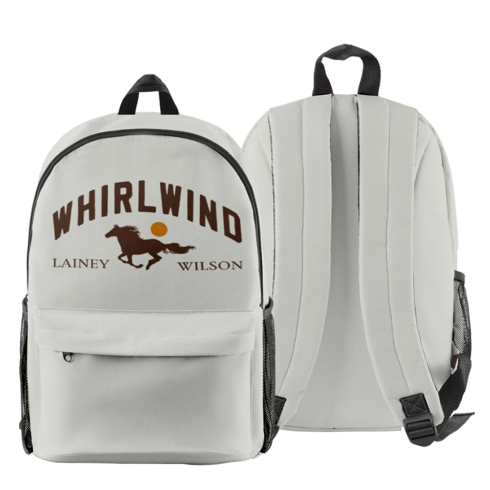 Lainey Wilson Merch Whirlwind Backpack Women Men Shoulders Bag Casual Streetwear Daypack Unisex Travel Bags