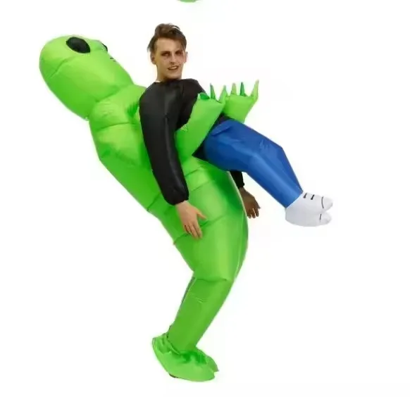 ET-Aliens Inflatable Costume Scary Monster Cosplay For Adult Kids Thanksgiving Christmas Party Festival Stage Children Clothing view 5