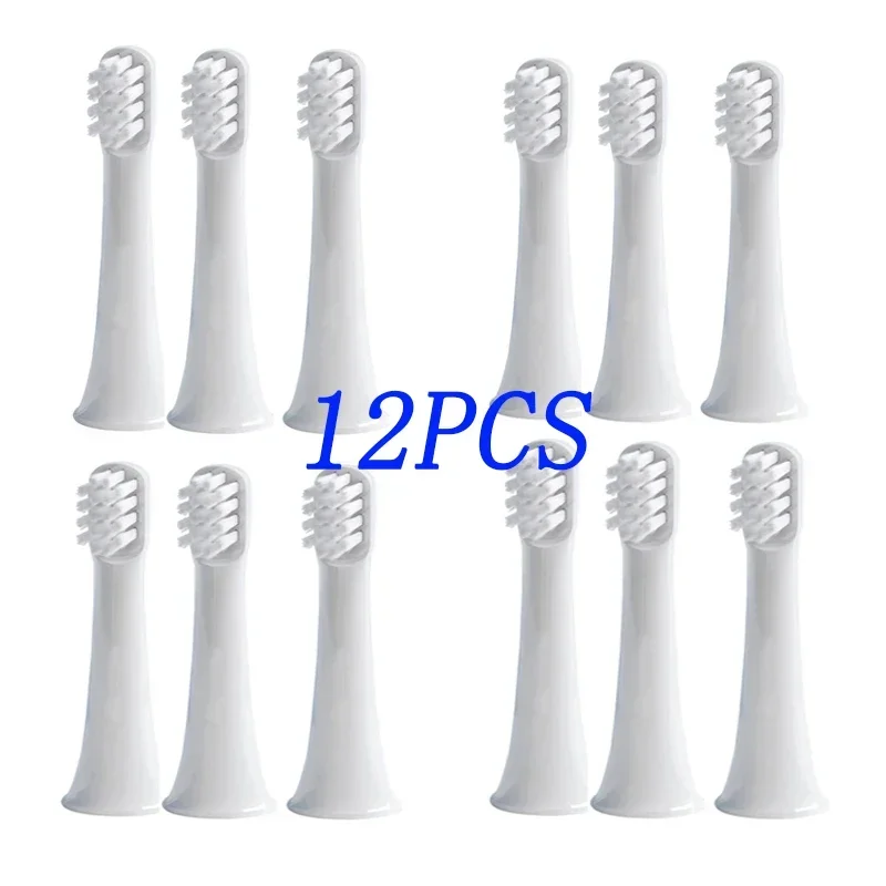 12Pcs Electric Toothbrush Head For Xiaomi Mijia T100  Adult Waterproof Ultrasonic Automatic Toothbrush Replacement Tooth Brush