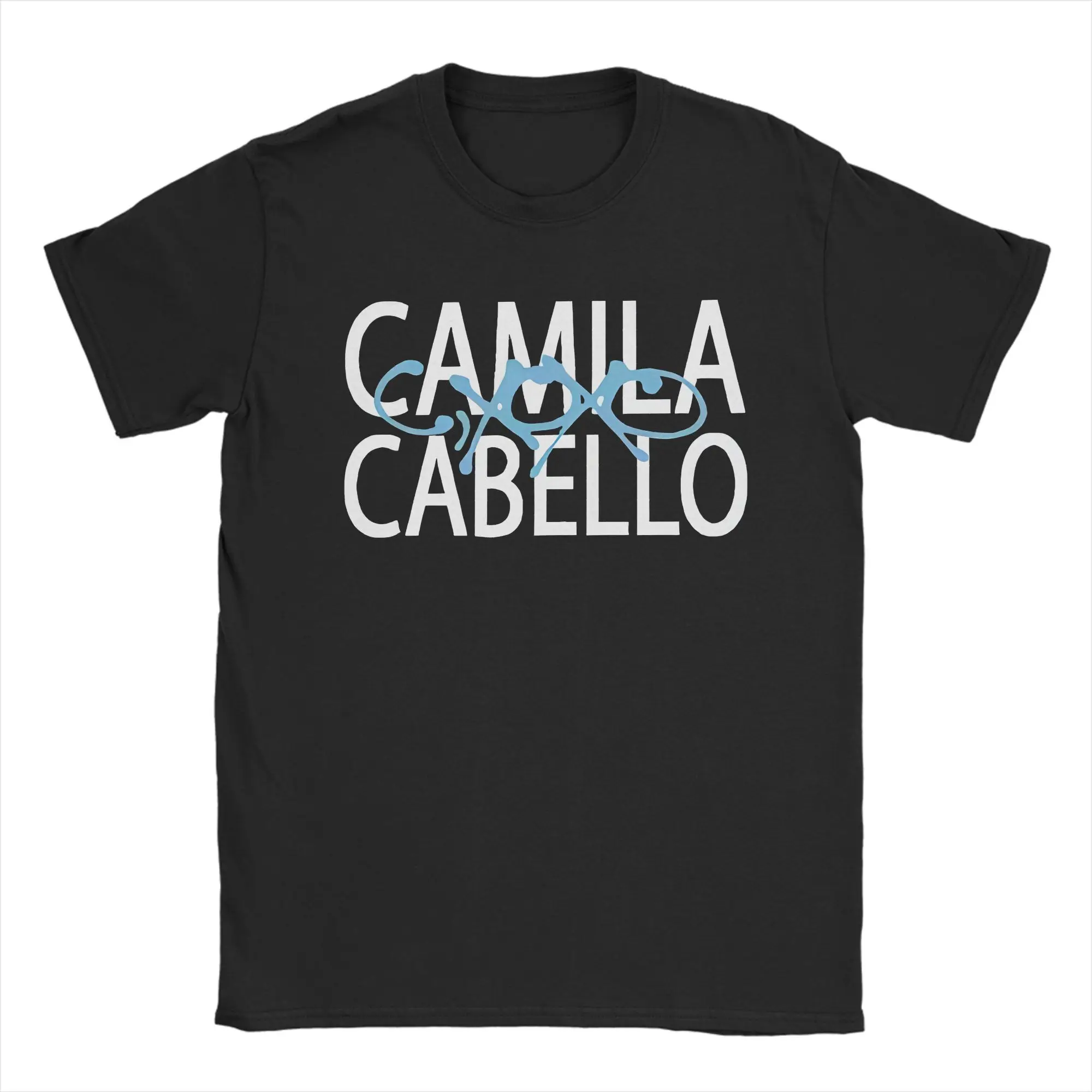 C XOXO Camila Cabello T Shirts for Men Women Pure Cotton Awesome T-Shirt Round Collar  Tees Short Sleeve Tops Original