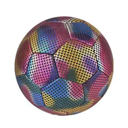PU Training Football Suitable For Players Of All Levels Football Training Luminous Football Hexagonal water drop