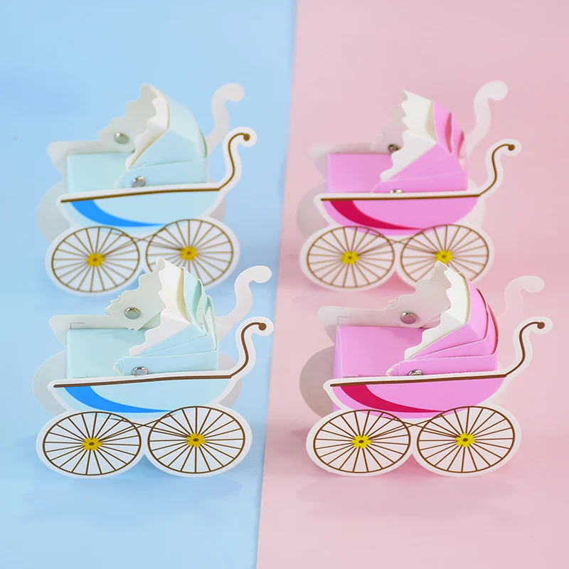 10pcs Europe Style Miniature Paper Carriage Candy Gift Box Princess Wedding Party Decoration Guests Present Princess Package