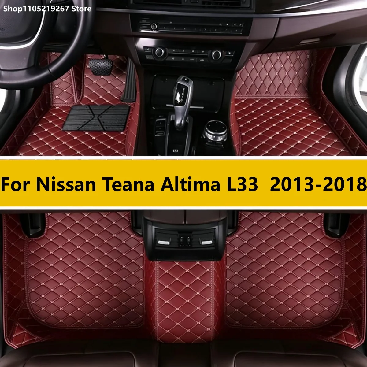 

Custom Car Floor Mats For Nissan Teana Altima L33 2013 2014 2015 2016 2017 2018 Interior Details Accessories Artificial Leather