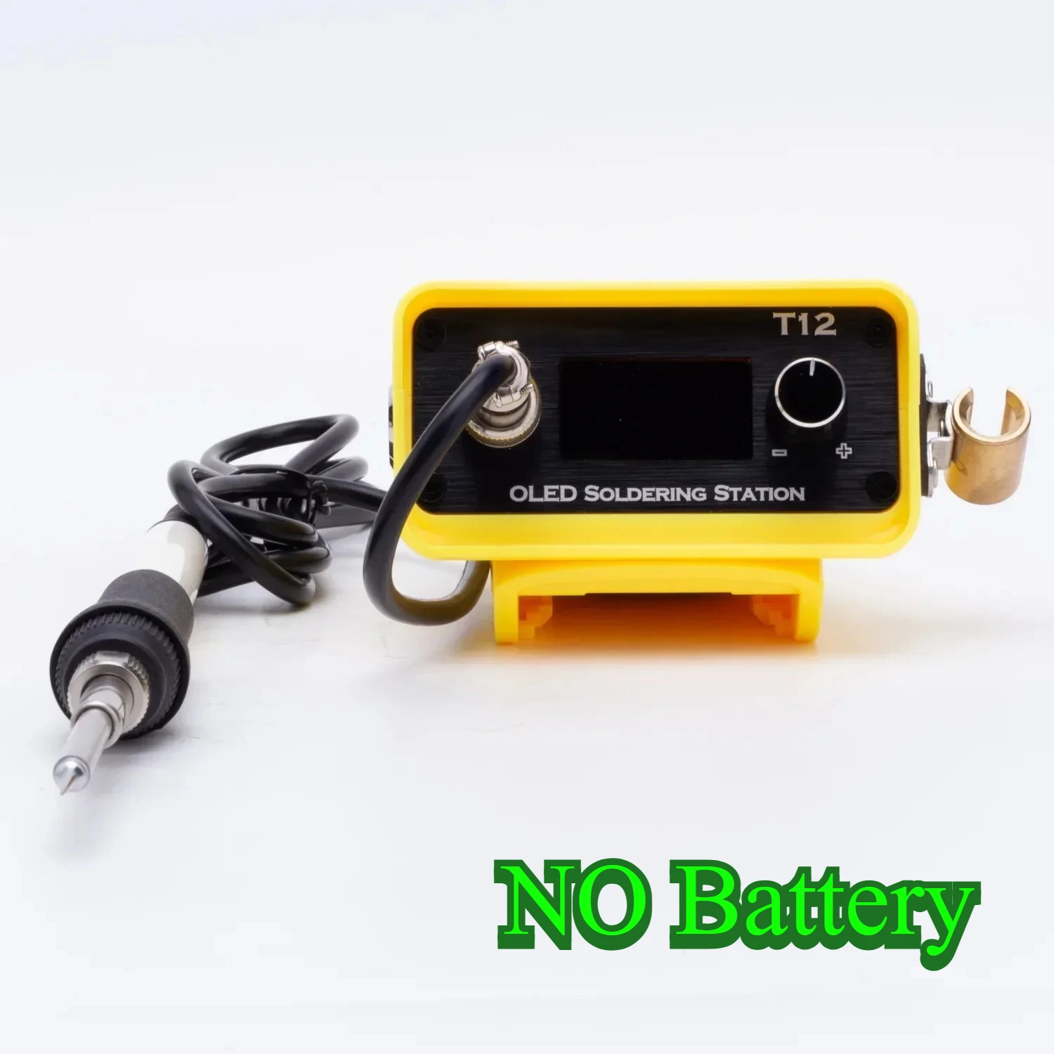 

T12 OLED Soldering Iron Quick Heating Wireless °C/°F Free Switching For DeWalt 20V Lithium Battery Electric Digital Soldering