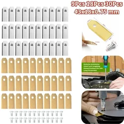 Düzeltici Bıçak çim biçme makinesi Çim Yedek Giyotin Kesici Parça Robotik çim biçme makinesi Değiştirme 43x18x0.75mm