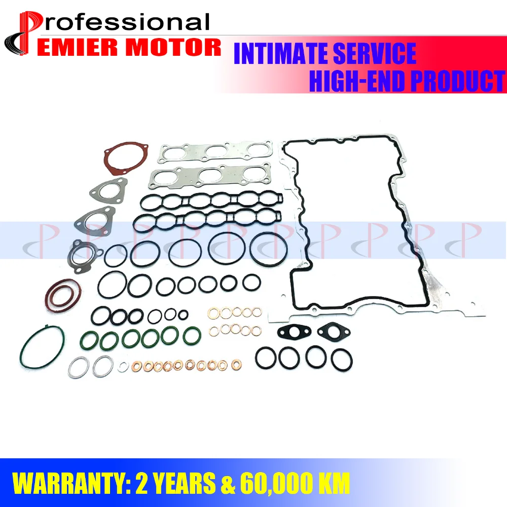 Engine Full Gasket Set For Jeep Grand Cherokee Ram EXF VM Motori 3.0L 14-22 68211174AA 182Cu. In. V6 DIESEL DOHC Turbocharged