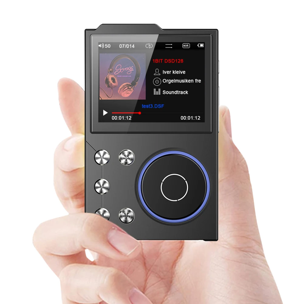 

Hi-Fi MP3-плеер, цифровой аудиоплеер DSD без потерь, портативный аудиоплеер, поддержка карт памяти до 256 ГБ