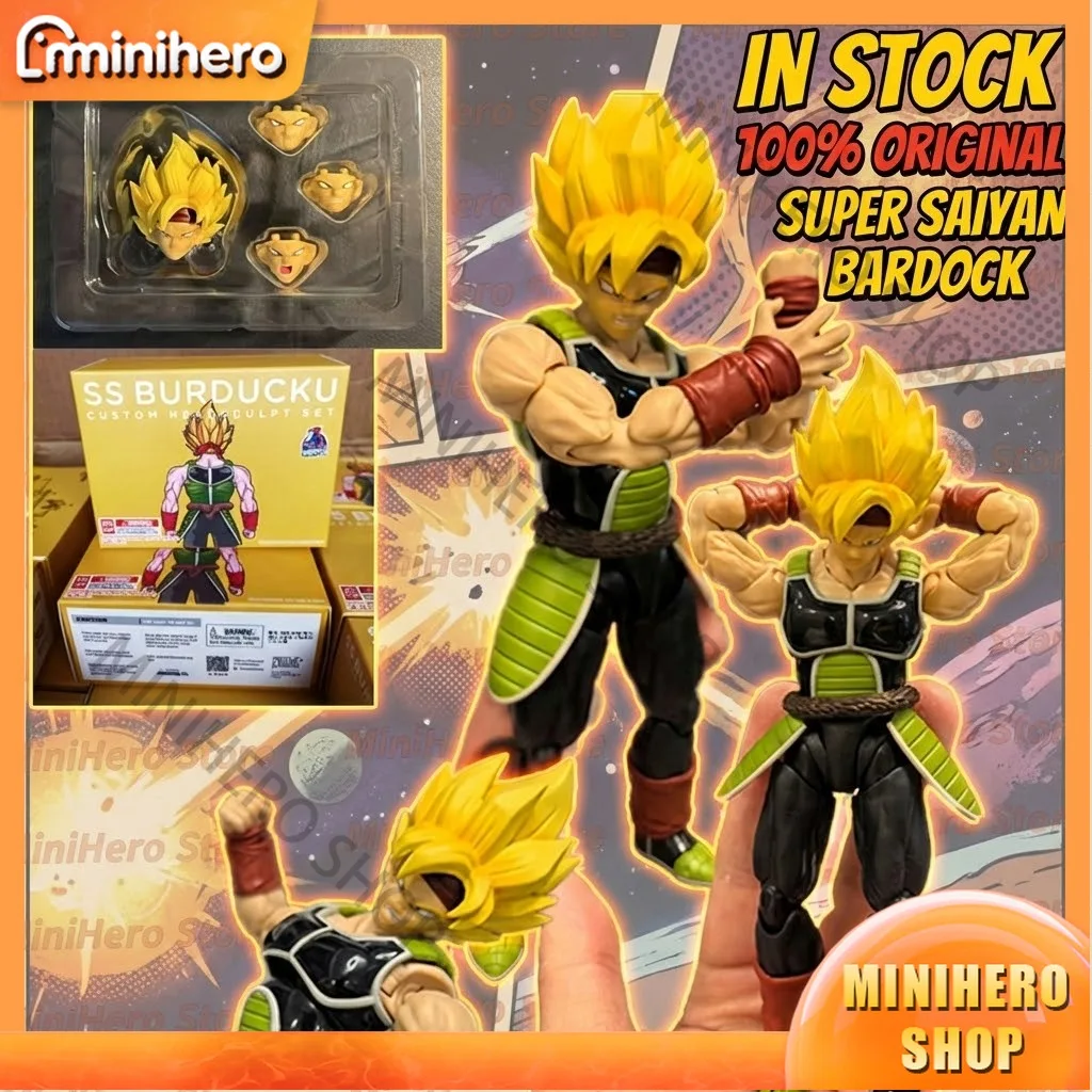 

В наличии: Коллекционная подвижная фигурка-робот Dragon Ball Bardock SHF из серии Super Hero с сменной головой