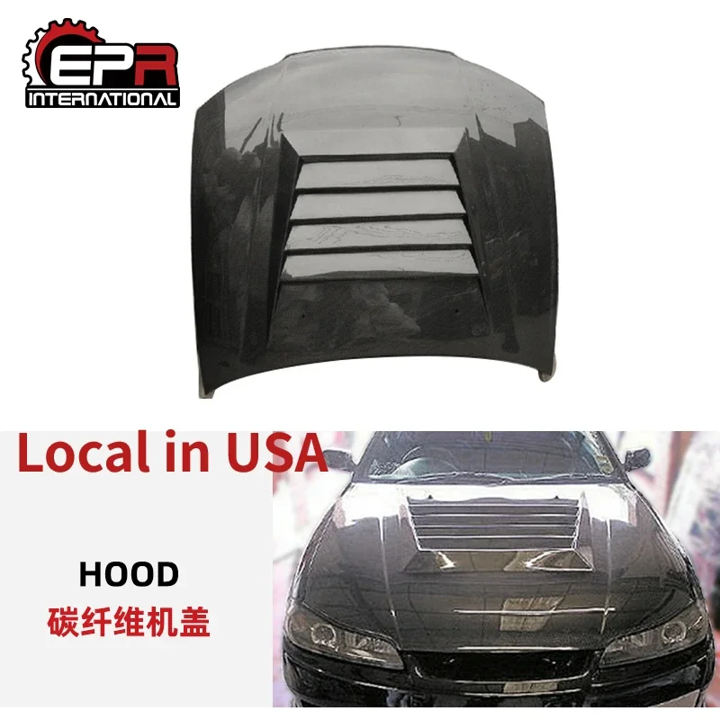 

Carbon NIS Hood For Nissan S15 Silvia Carbon Fiber NIS Hood Body Kit Trim Racing Part For Silvia S15 Tuning