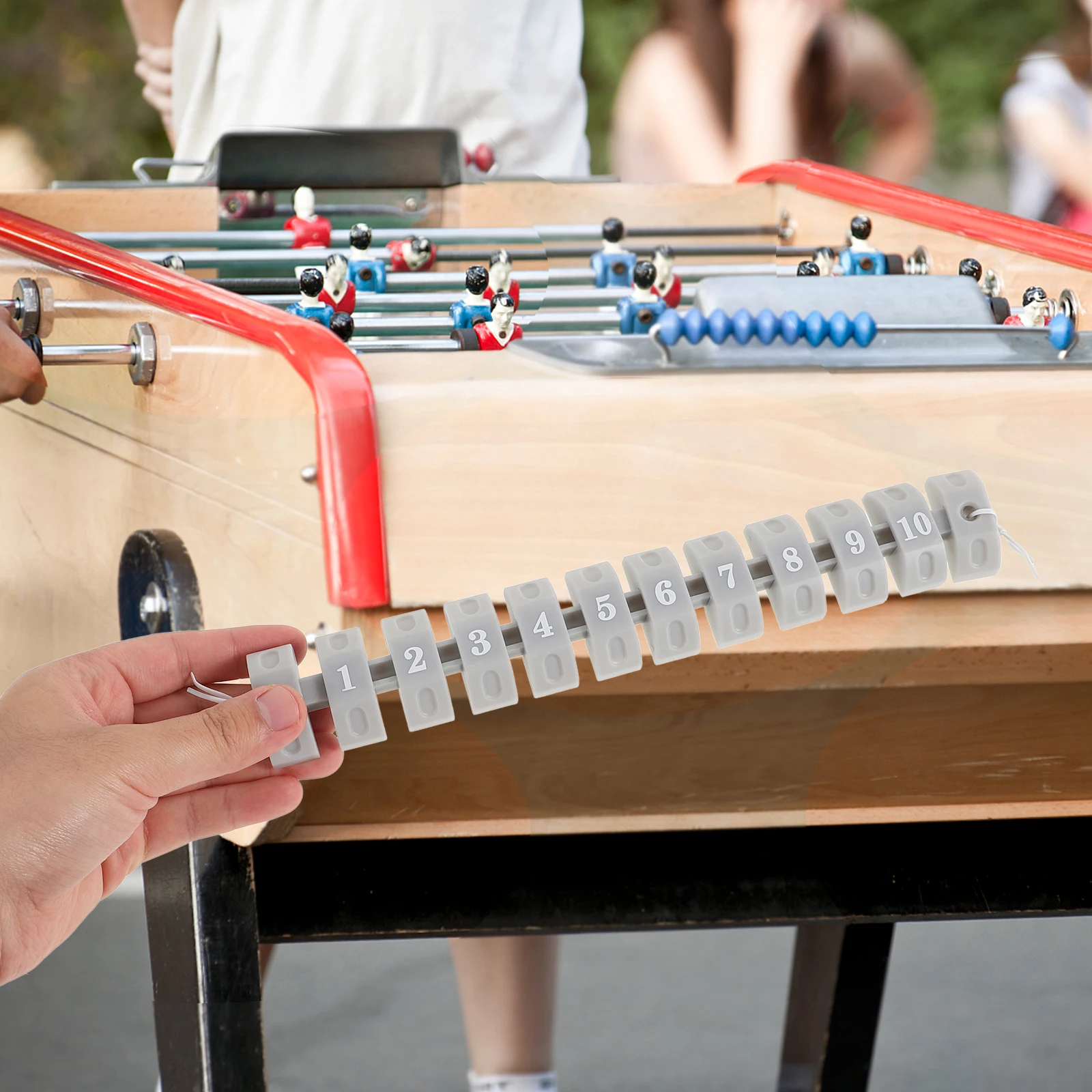 

2pcs Foosball Counters Table Soccer Score Keepers Durable Hips Material Multi-Functional Score Indicator For Table Football