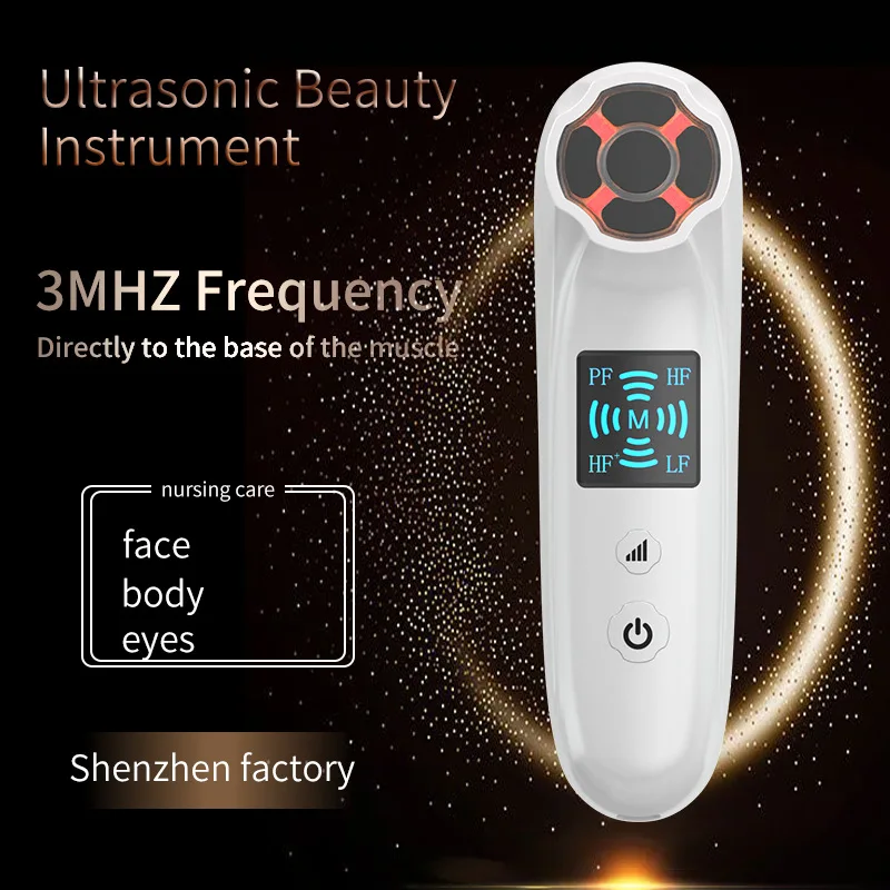 Beauty Portable  Instrument Anti-aging Rejuvenation Equipment Ultrasonic Face Lifting Device Wrinkle Removal