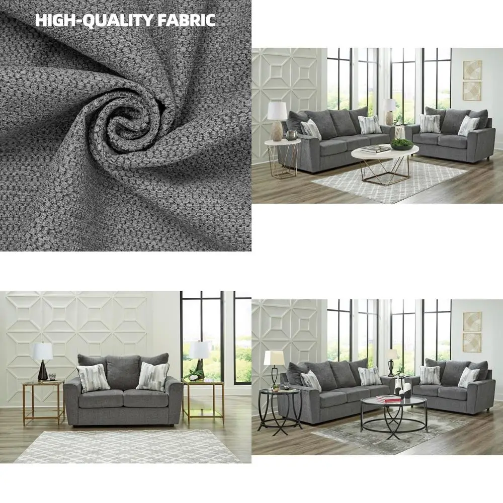 

Серый повседневный диван-софа с расширяющимися подлокотниками, в стиле Stairatt