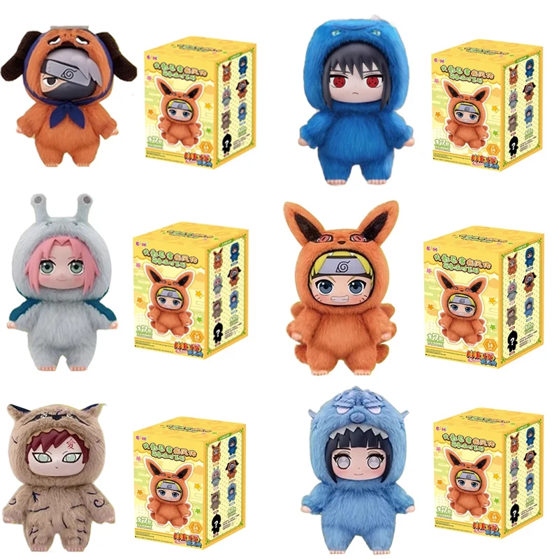 

New Original Eaki Naruto Blind Box Shippuden Beast Party Series Plush Doll Cute Hand-Made Custom Gift Ornaments For Men AndWomen