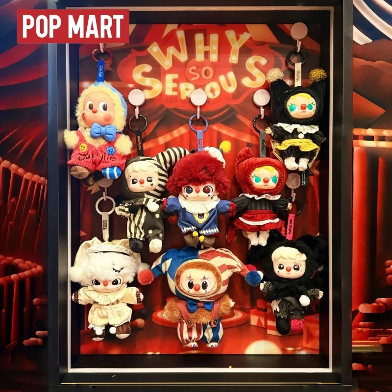 

2025 Original Bestseller Popmart Why So Serious Series Vinyl Plush Blind Box Doll High Quality Decorative Pendant Creative Gift