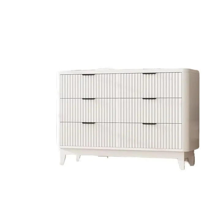 

#Hot Sale New Arrival Modern American Design Bedroom Furniture Sets Oak 9 Drawer Dresser