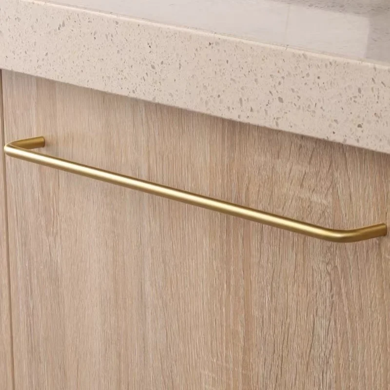 Long Brass Kitchen Cabinet Pulls Cupboard Wardrobe Closet Door Pulls Drawer Handle Gold Furniture Hardware Handles For Furniture