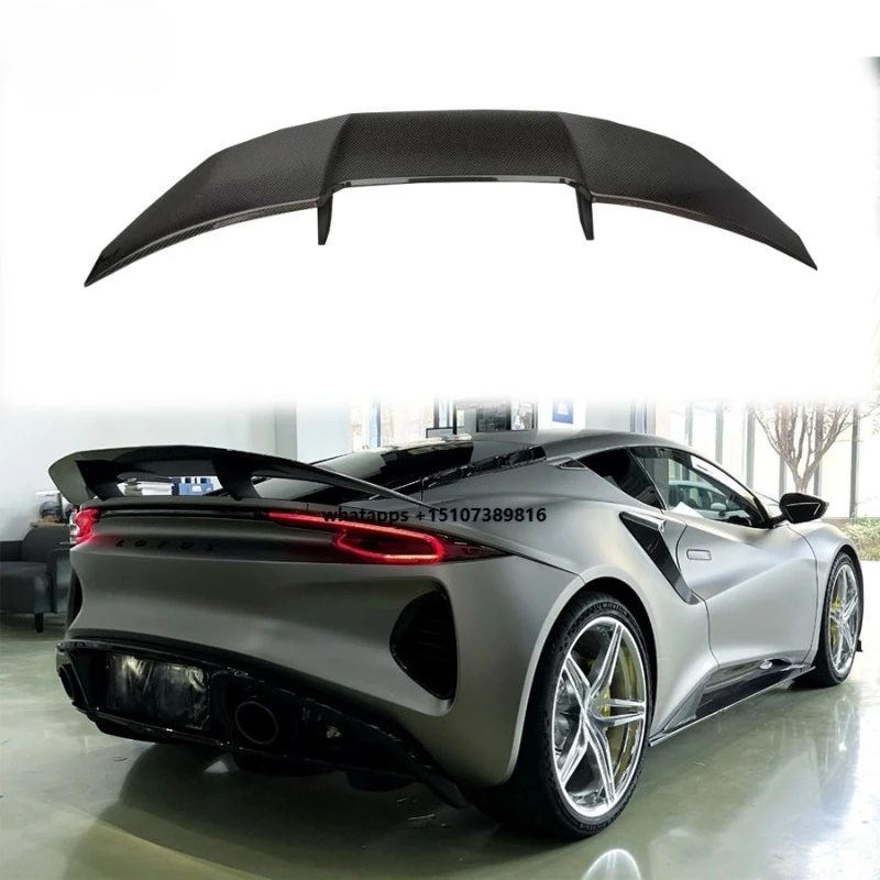 

Higher Quality for Lotus Emira V Style Dry Carbon Fiber Rear Bumper Ting Wing Car Accessories Carbon Aerofoil
