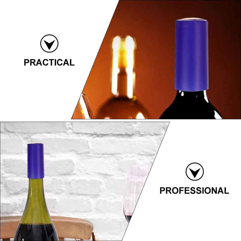 

30pcs Disposable Heat Shrink Capsules Wine Sealing Film Bottle Preserving Sealers Shrink Wrap Stopper Covers For Wine Bottles
