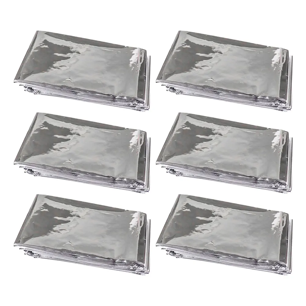 

6pcs Plant Grow Reflective Film Reusable Greenhouse Garden Film For Windproof Insulation Winter Protection Emergency Use
