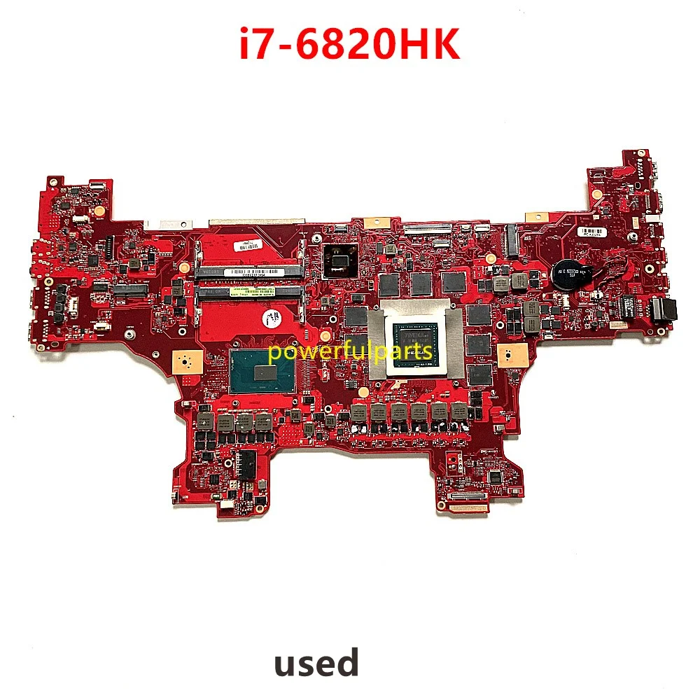 Working Good  For Asus G701V0 GX700VO Motherboard REV.2.2 60NB0CS0 i7-6820HK Cpu+Graphic GTX980MX On-Board Tested Ok