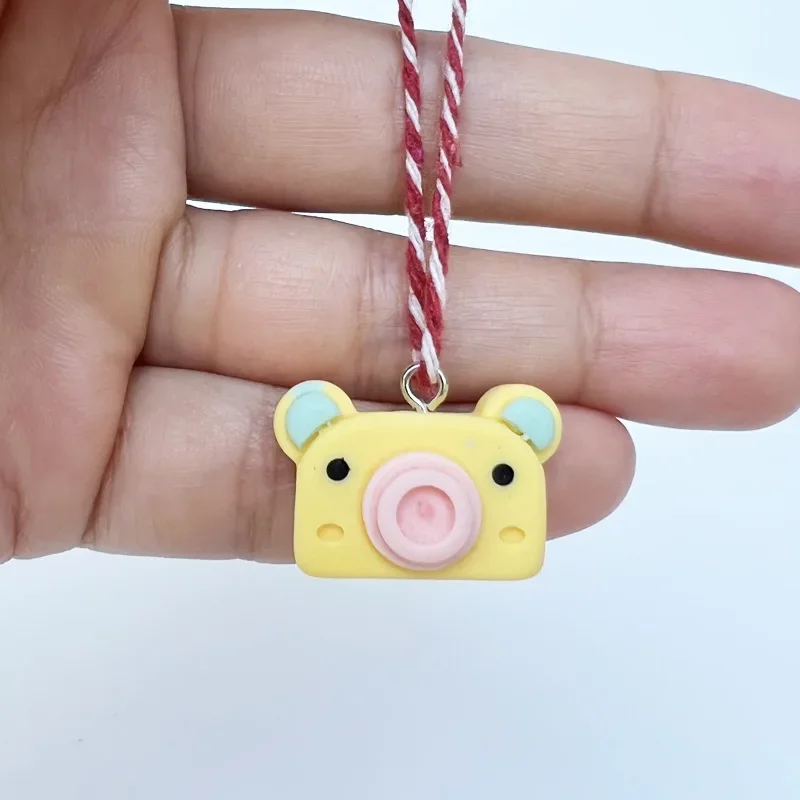 1 قطعة 1/12 دمية مصغرة الرقبة مروحة كاميرا نموذج اكسسوارات لدمية لدمية لدمية ديكور بيت الدمية الاطفال اللعب هدية