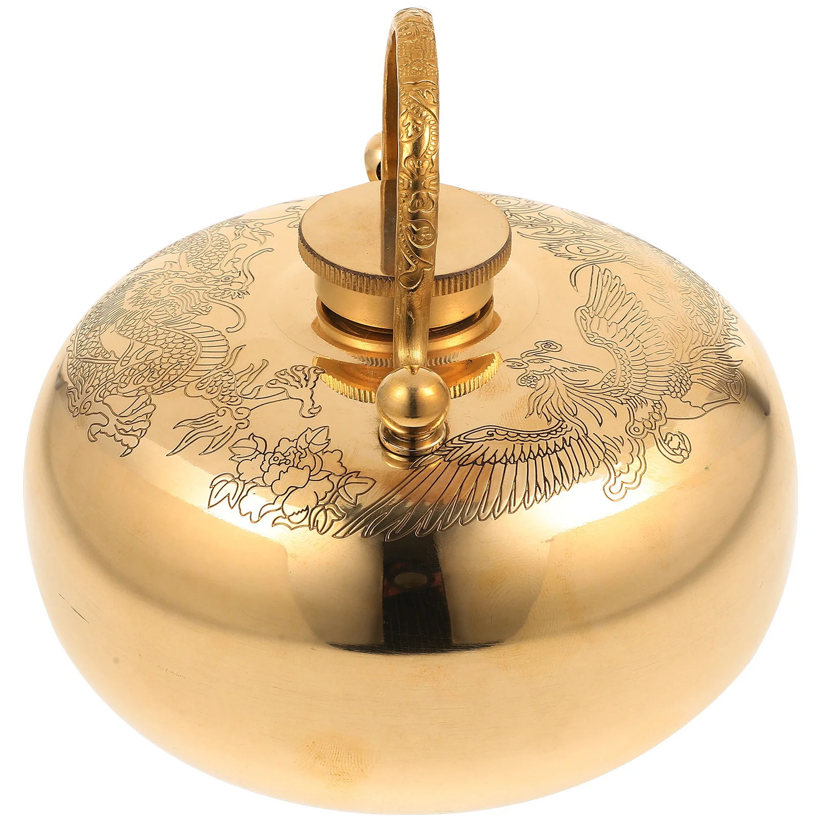 

Hand Warmer Copper Reusable Refillable Hot Water Stove Winter Metal Small