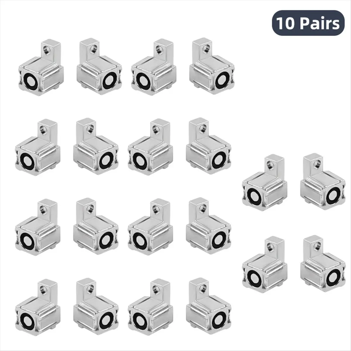 L73A NEW 10 Pairs Replacement Latches Metal Lock Buckle Switch/ Repair Parts