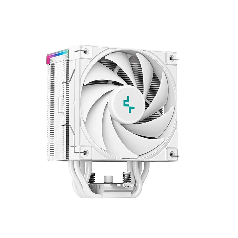 DeepCool AK500S CPU Cooler Digital WH For AM5 1850 RPM PWM Real-time Display CPU 쿨러 Air Cooler With 5 Heatpipe Cooling кулер для