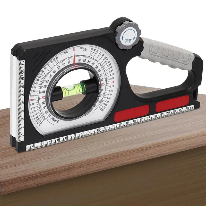 Roof Pitch Gauge Magnetic Ruler For Slope Angle Multipurpose Slope Measurements Gauge Slope Measuring Tool For Civil Engineering