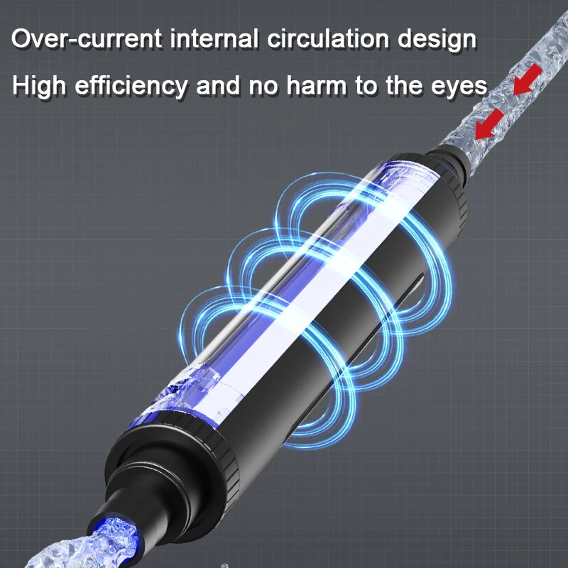 Fish Tank Uv Sterilization Lamp Waterproof External Filter Barrel Filter Dedicated Disinfection Sterilization Algae RemovalTools