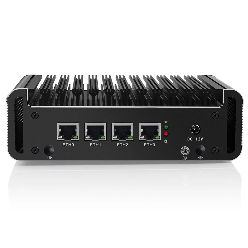 Intel celeron prozessor n5095 2usb 3,0 2,5g router dual speicher karte slots firewall micro applianc nas lede routeros openwrt padav