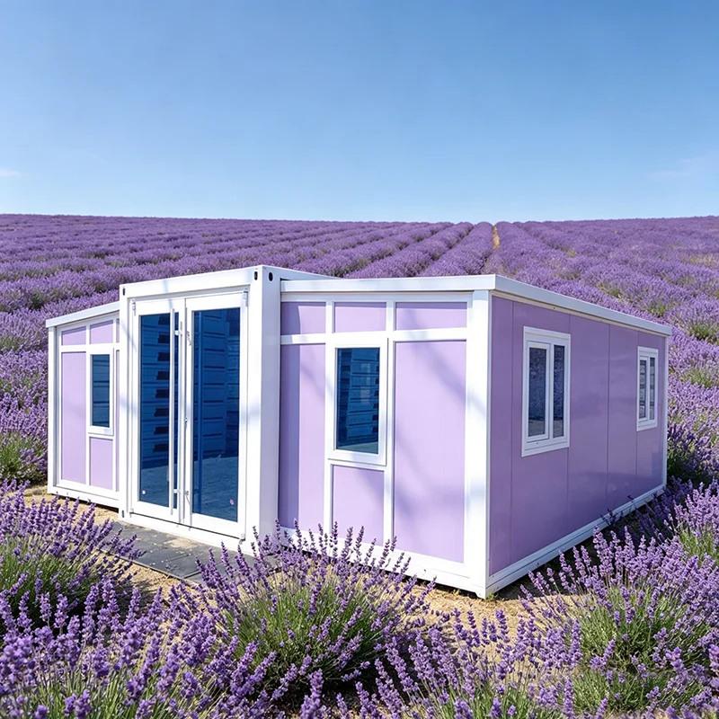 European Customized Container House 20ft Container Home Villa Contemporary Coastal Rural Self-Built Container Houses