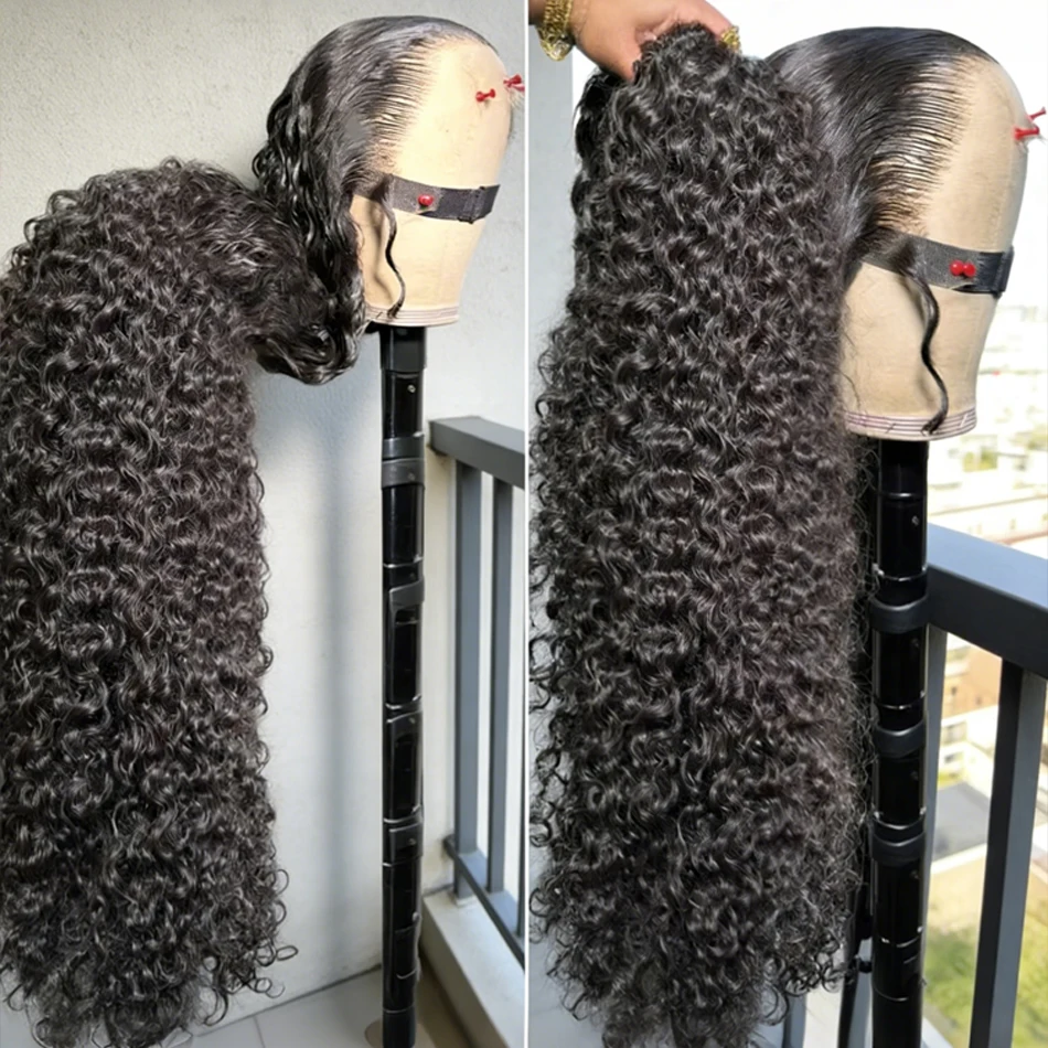 

Парик HD 250% плотности с глубокой волной, 13x6, полностью на кружевной основе, из натуральных волос, 40 дюймов, с эффектом водной волны, 13x4 HD кружевной фронтальный парик, 100% бразильские волосы