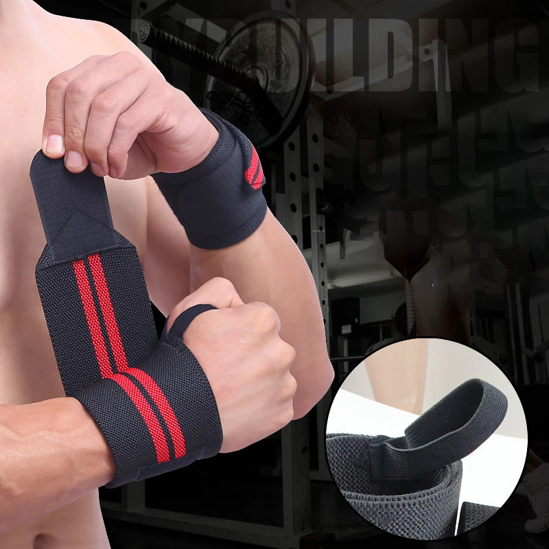 Força Banding Wrist Brace Exercício Halterofilismo Fitness Training Horizontal Protective Equipment Musculação Wrist Brace