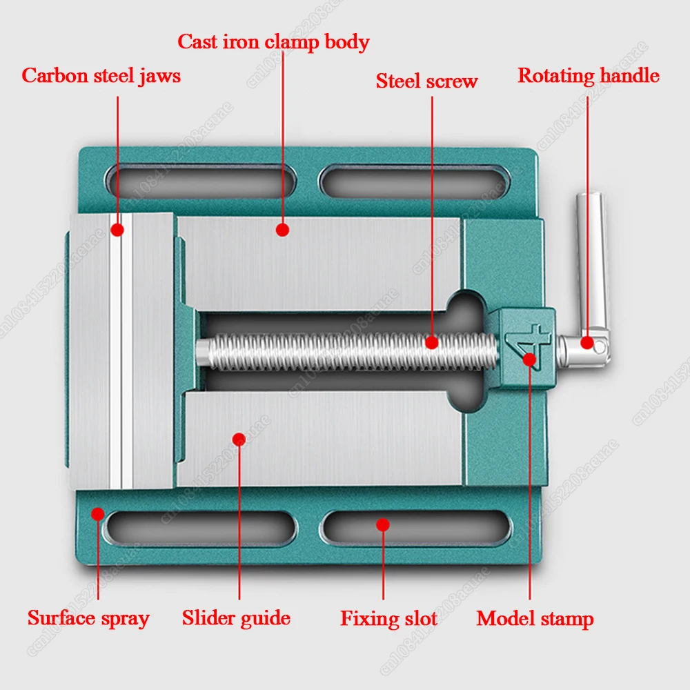 1PC 3 Inch / 4 Inch Drill Press Vise Milling Drilling Clamp Machine Vise Tool Workshop Tool Machine Tools Accessories New