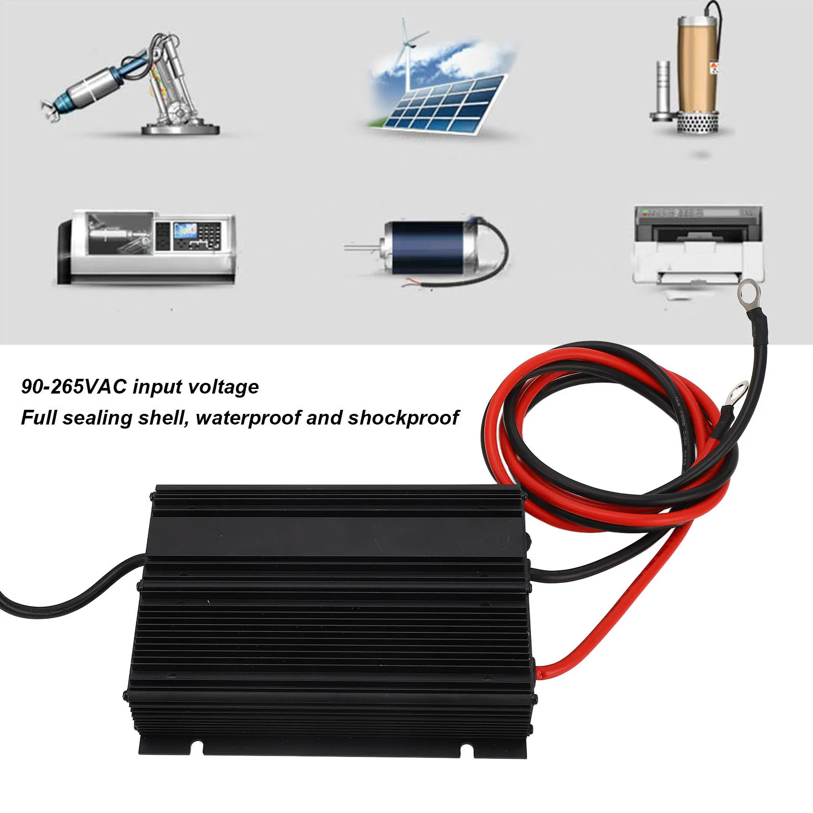 Lithium Battery  48V 10A Waterproof Battery Smart  Input AC Intelligent Car Battery