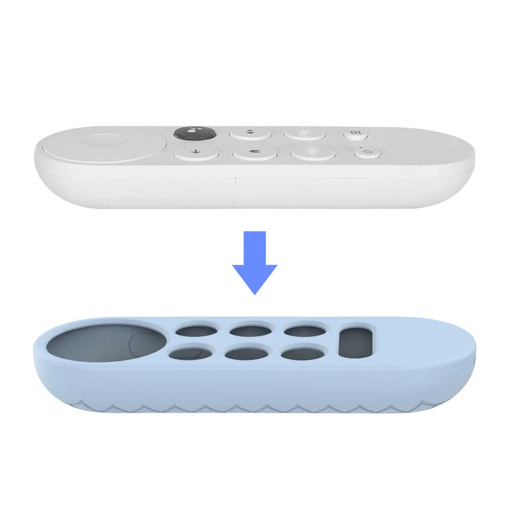 ​Silicone Remote Control Cover For Chromecast For Google TV Voice Remote Anti-Lost Case Sleeve For Chromecast 2020 view 3