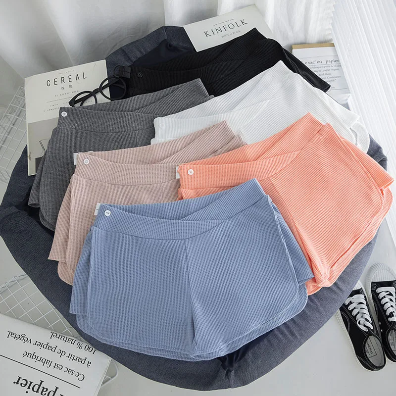 

Summer Maternity Sports Shorts for Pregnant Women Solid Color Low Waist Pants Clothes Straight Trouser Loose Pregnancy Clothing