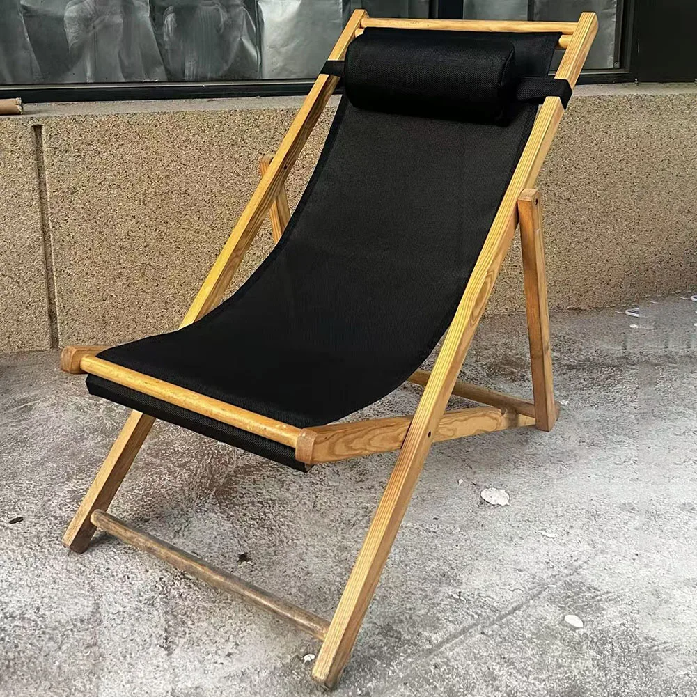 

Black For Textilene Replacement Cloth 120x43 cm for Folding Beach Lounger Breathable Material for Outdoor Relaxation