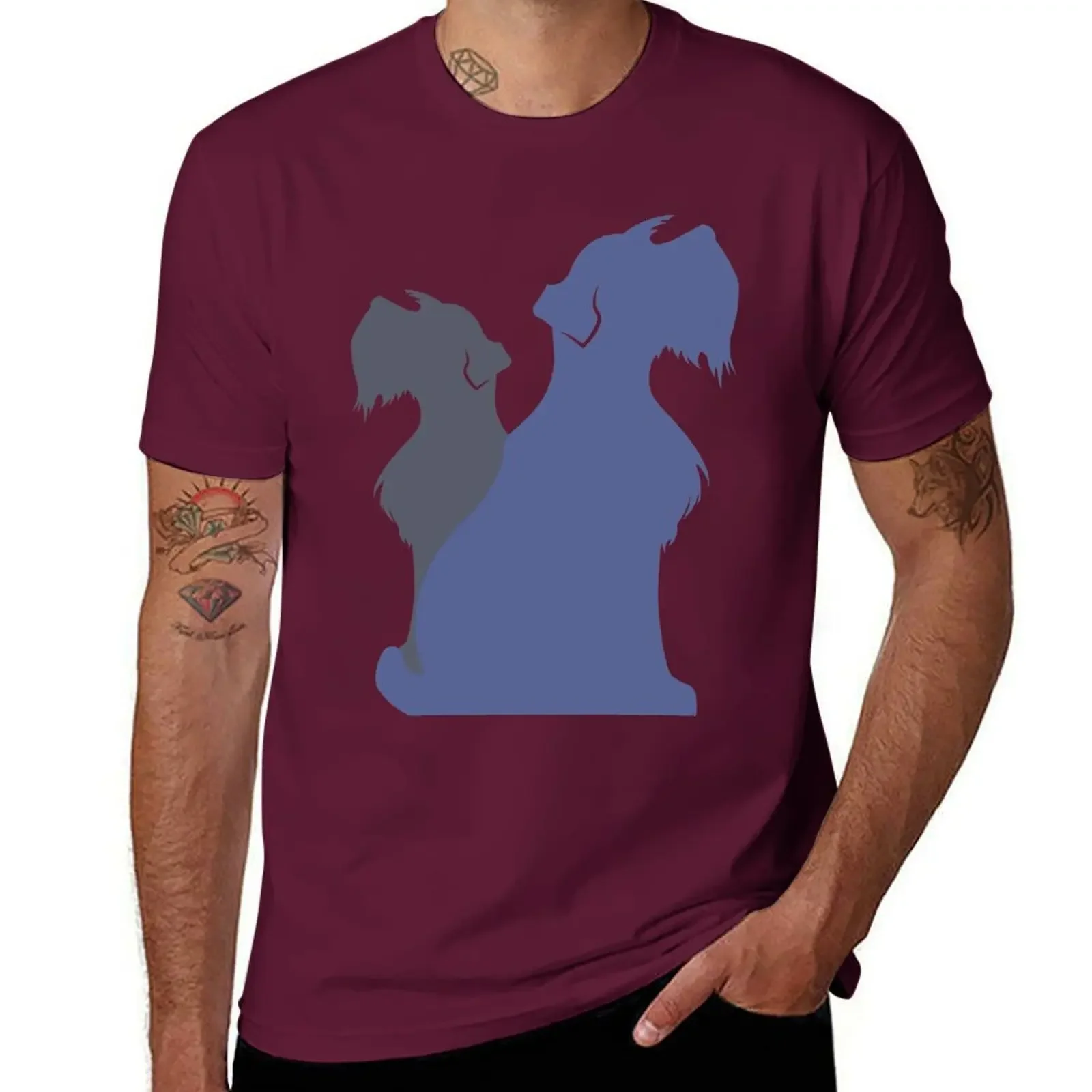 Miniature Schnauzer Terrier Puppy Dog Art Design T-Shirt vintage anime shirt anime figures mens t shirt heavyweight fashion 2024