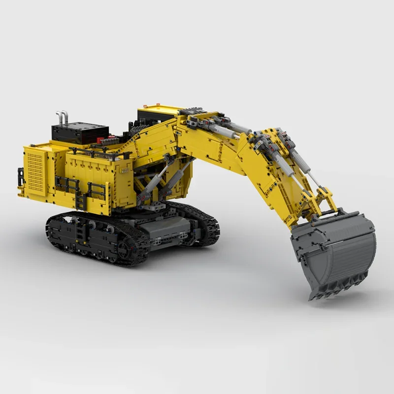Moc Bausteine Caterpillar 6020b Bagger Bagger Technologie Modulare Ziegel Modell Geschenke Weihnachten Spielzeug DIY Sets Montage