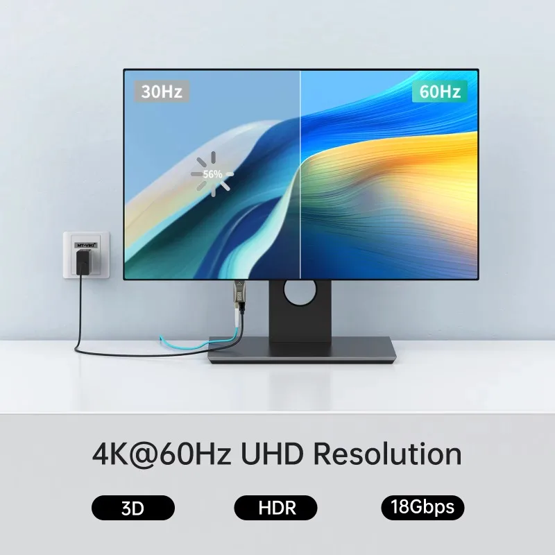300m 4K 60HZ Fiber HDMI Transmitter and Receiver,  HDMI Extender Over Fiber Optic